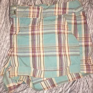 Plaid shorts